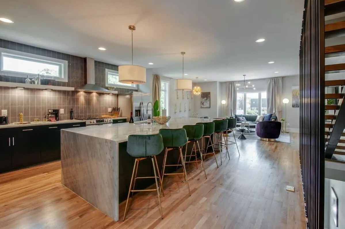 Tatil Evi New High Note Rooftop Views 10 Beds Near Dt Nashville ABD