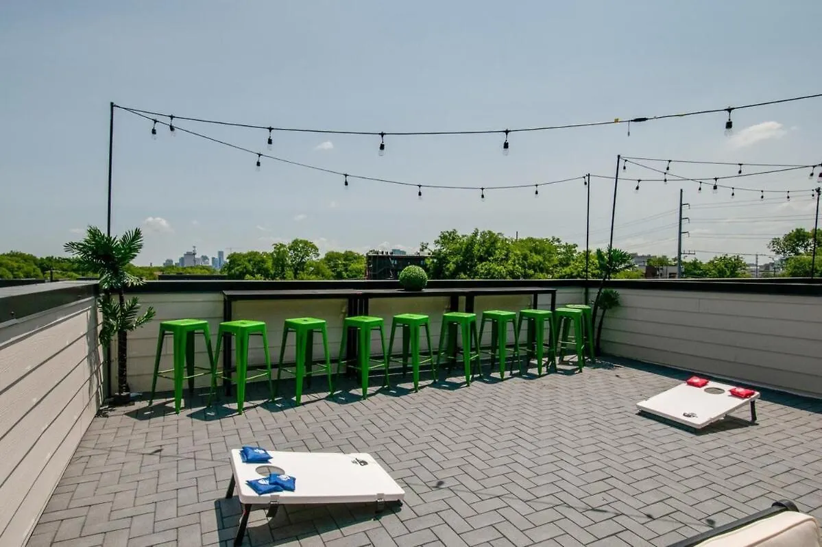 New High Note Rooftop Views 10 Beds Near Dt Nashville