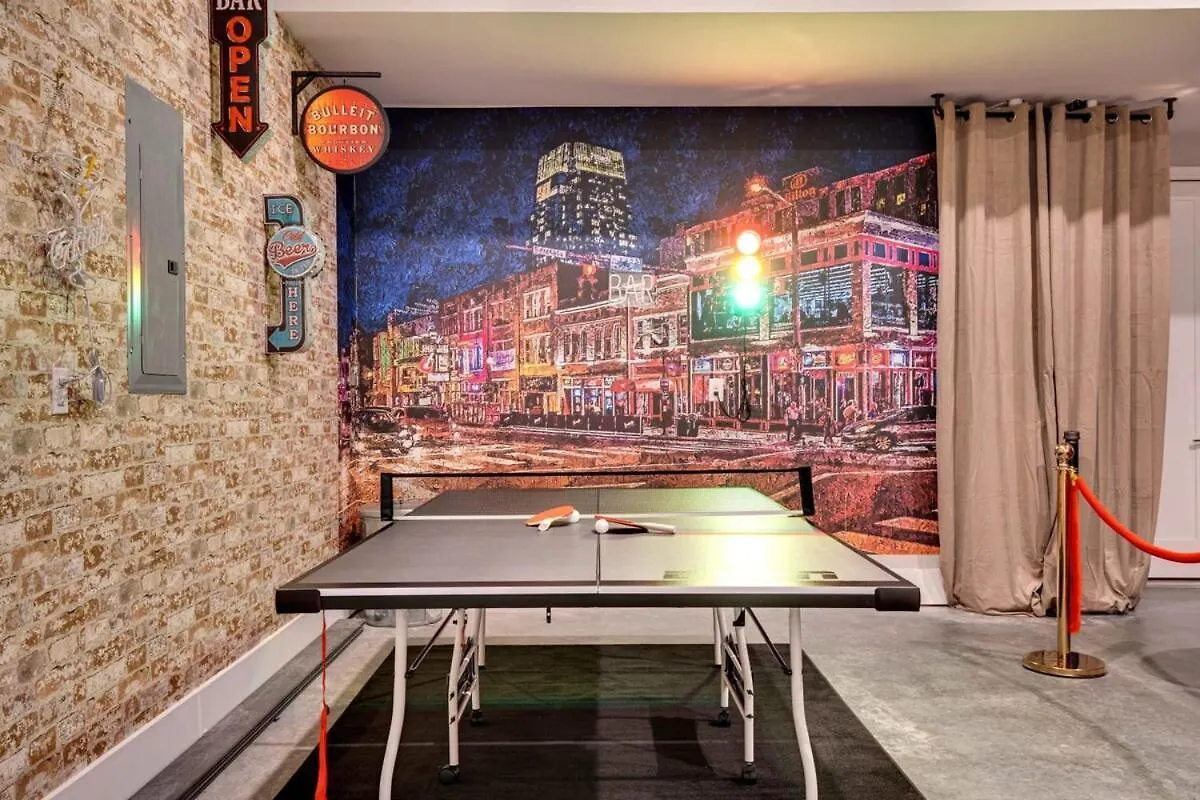 New High Note Rooftop Views 10 Beds Near Dt Nashville Tatil Evi